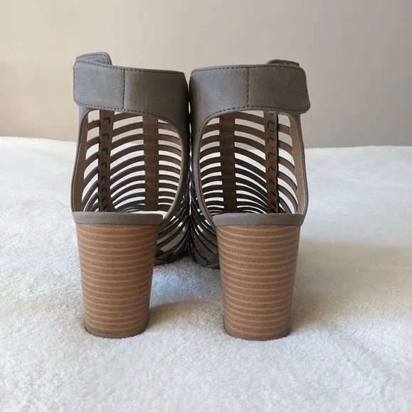 Call It Spring Open-Toe Boots - Picture 7 of 10